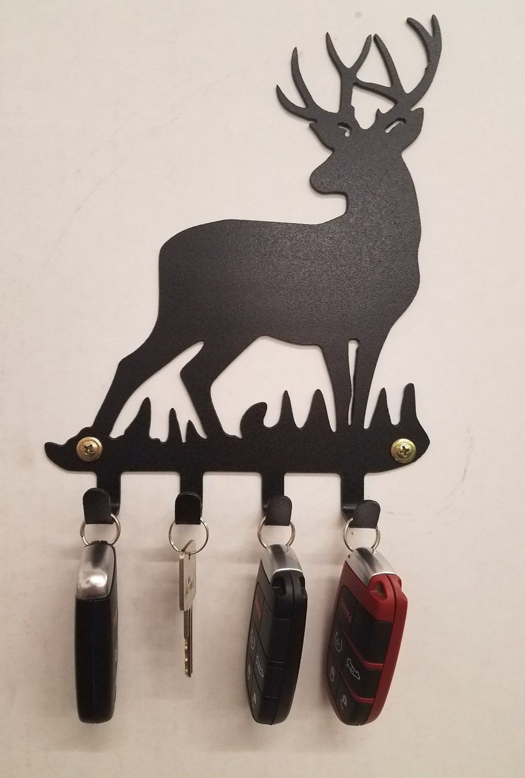 Duck in sawblade landing metal wall art plasma cut decor cattails hunter gift 