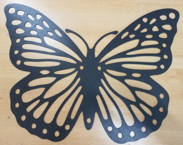Plasma cut 6” butterfly style 3 Metal Wall Art Home Decor 