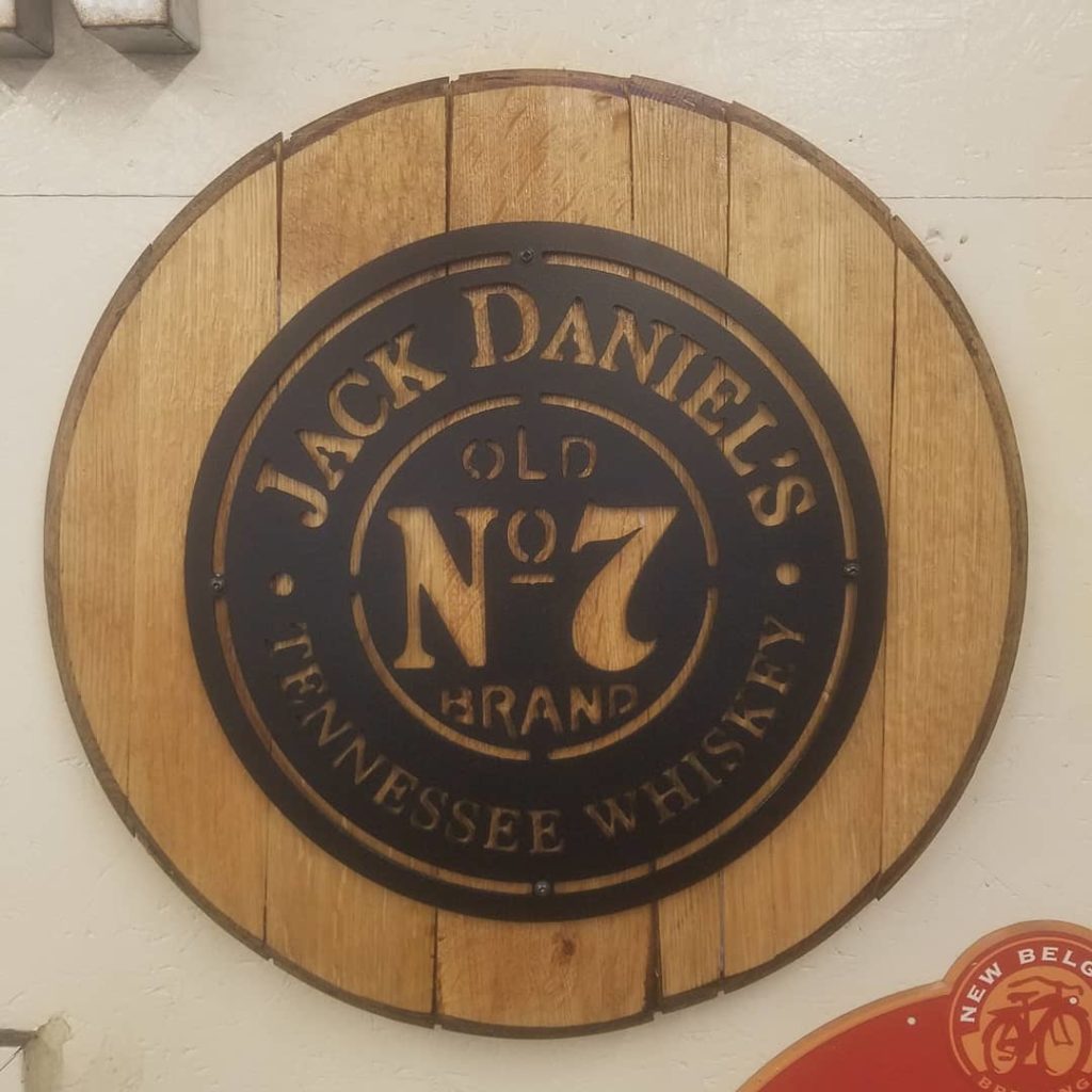 Jack Daniels Barrel Head Metal Art Gas Pro Shop & Fabrication